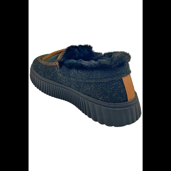 Skechers Women's Moccasin Cozy Lined Slippers Cozy Ojai Black - Medium - Picture 3 of 3